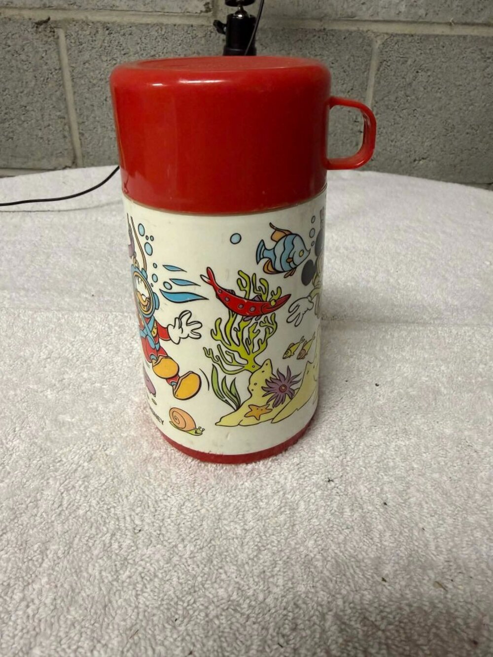Vintage Aladdin Thermos "Disney Deep Sea Discovery" 8 oz